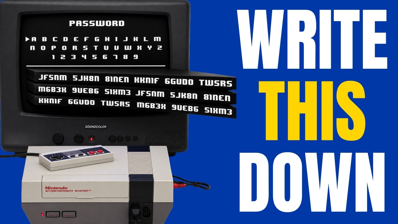Why Game Passwords Got So Ridiculously Long