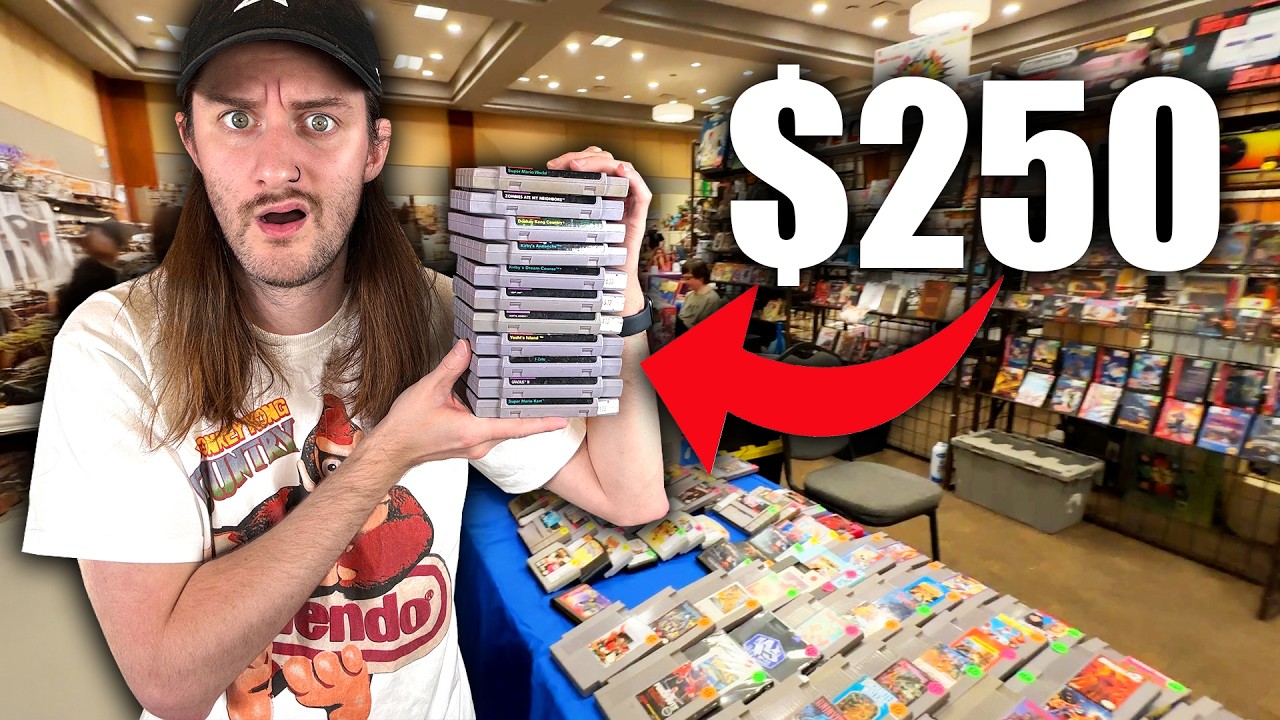 Spending $250 on Super Nintendo Games at the Arkansas Retro Expo!
