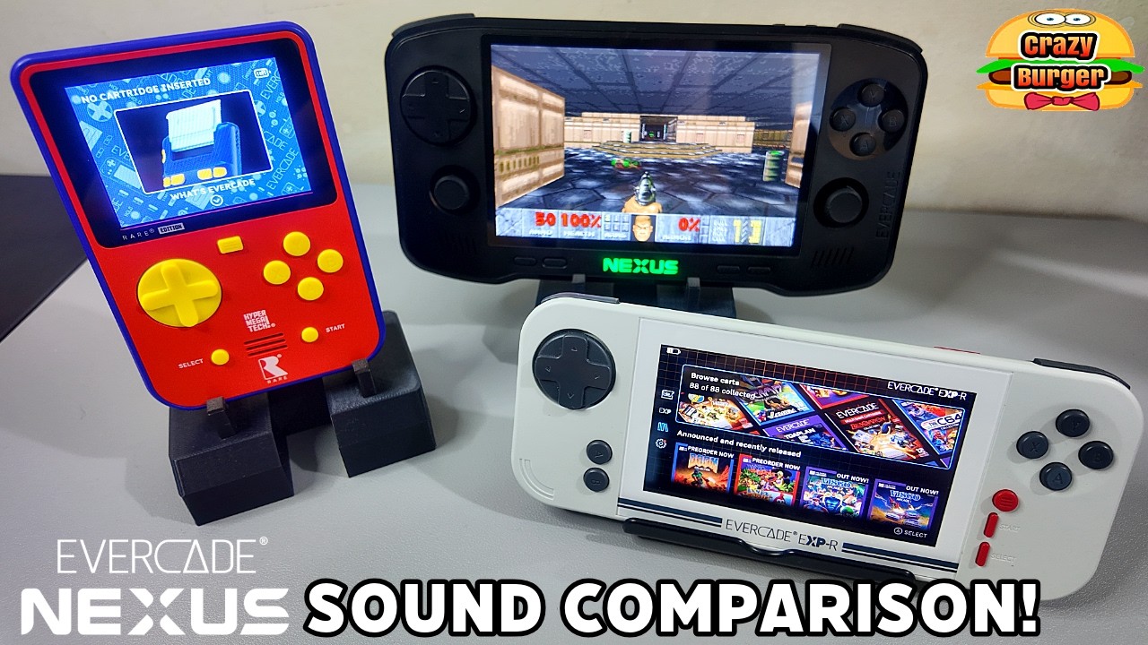 Evercade Sound Test & Comparison - Evercade Nexus vs Evercade EXP-R vs Super Pocket!