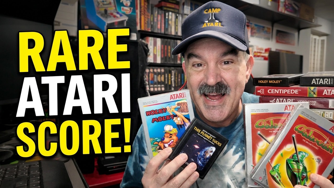 Epic Classic Game Haul: Atari & Early Homebrew Score