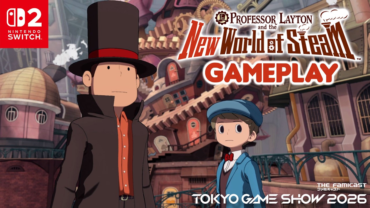 Professor Layton and the New World of Steam | Gameplay | Switch 2 | TGS 2026
