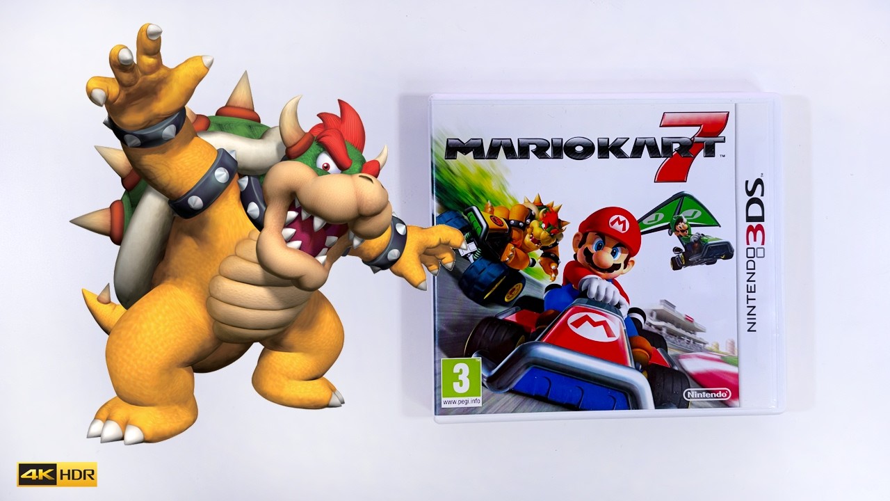 Bowser in Mario Kart 7 (New Nintendo 3DS XL)