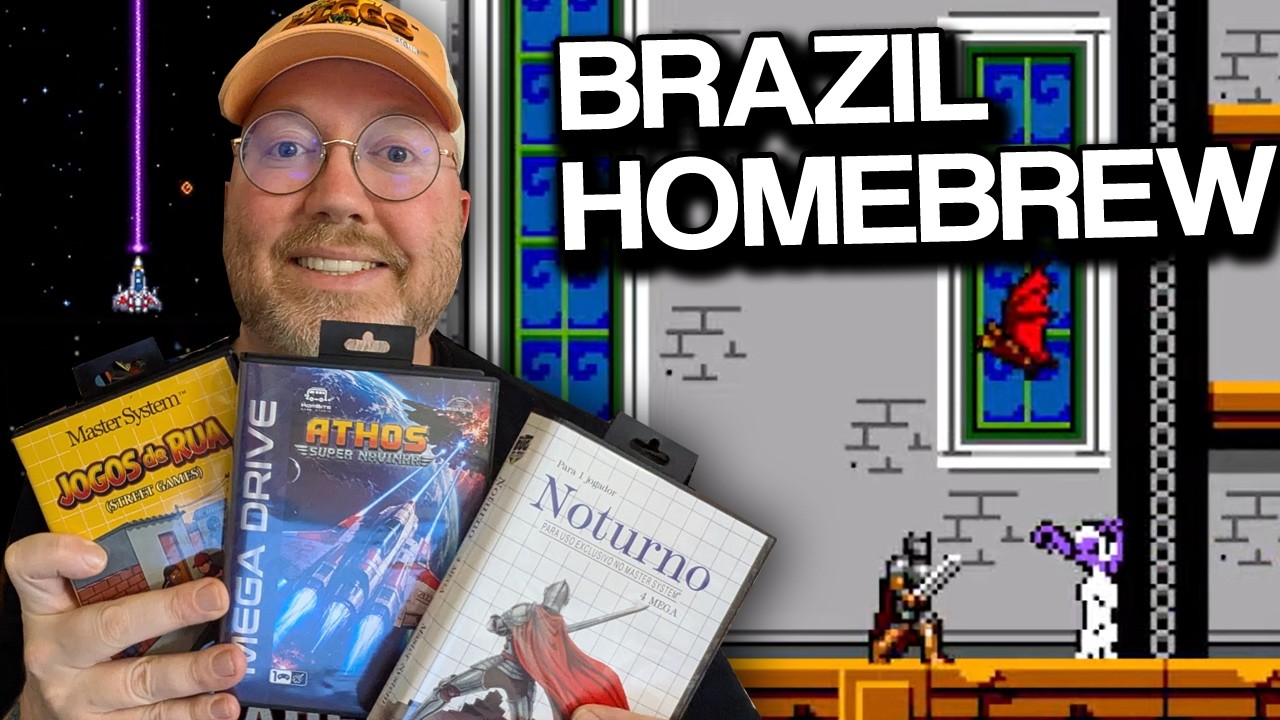 Lets Play 10 NEW Indie Homebrew Games from Brazil